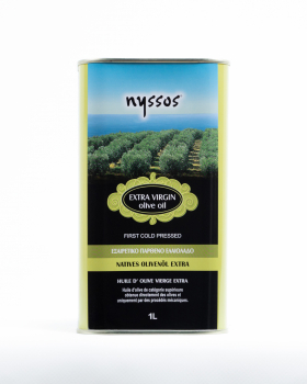 Nyssos Natives Olivenöl Extra - 1 Liter