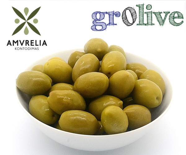 Grüne Oliven mit Kern