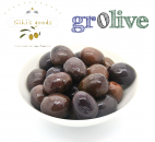 Schwarze Oliven mit Kern